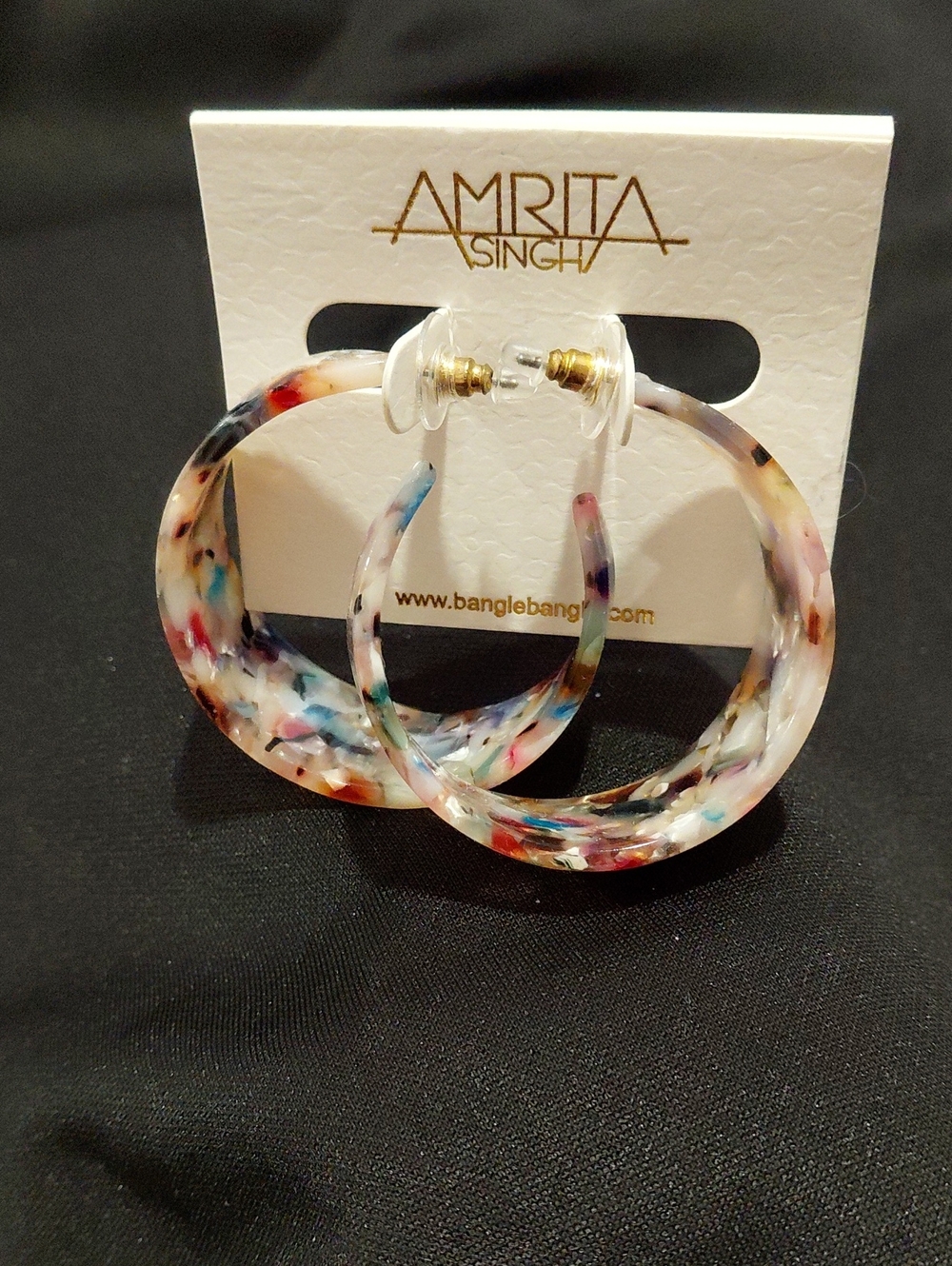 AMRITA SINGH HOOP EARRINGS - Picture 3 of 6